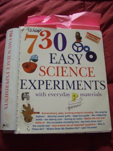 Book cover for 730 Easy Science Experiments with Everyday Materials by E. Richard Churchill, Frances Zweifel