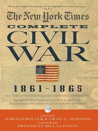 Book cover for The New York Times: Complete Civil War, 1861-1865 (Book & CD) by Holzer, Harold