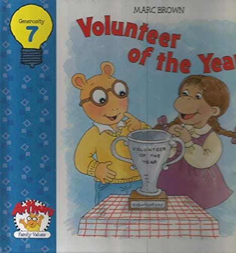 Book cover for Arthur's Volunteer of the Year by Marc Brown