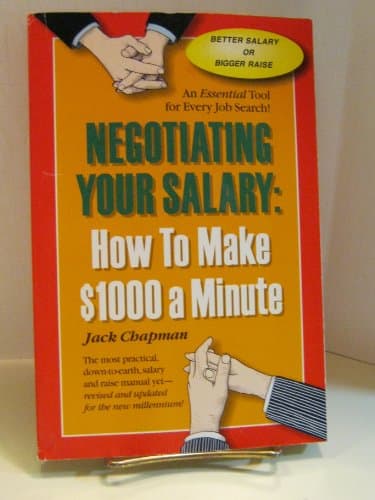 Book cover for Negotiating Your Salary: How to Make $1000 a Minute by Chapman, Jack