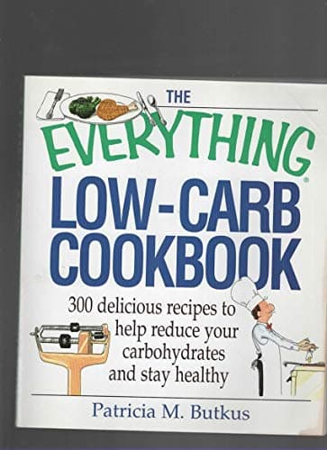 Book cover for Everything Low Carb Cookbook (Everything Series) by Butkus, Patricia M