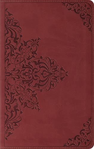Book cover for ESV Thinline Bible, TruTone, Nutmeg, Filigree Design, Red Letter Text by ESV Bibles by Crossway