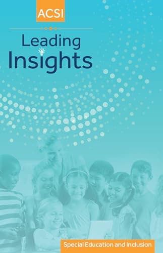 Book cover for Leading Insights: Special Education and Inclusion by Dr. Thomas Boehm