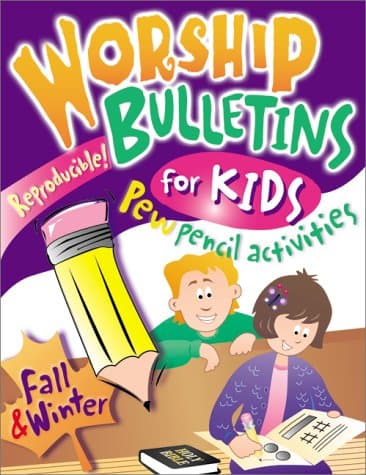 Book cover for Worship Bulletins -- Fall & Winter (Worship Bulletins for Kids) by Jeanne Grieser