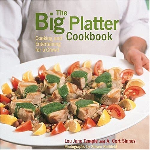 Book cover for The Big Platter Cookbook: Cooking and Entertaining Family Style by Temple, Lou Jane