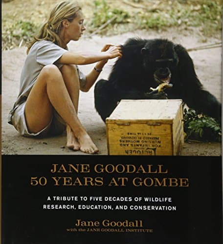 Book cover for Jane Goodall: 50 Years at Gombe by Goodall, Jane