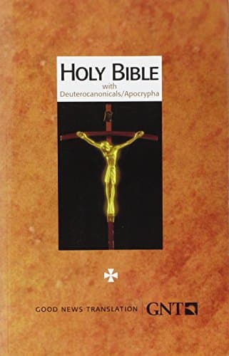 Book cover for Holy Bible with Deuterocanonicals Apocrypha by American Bible Society