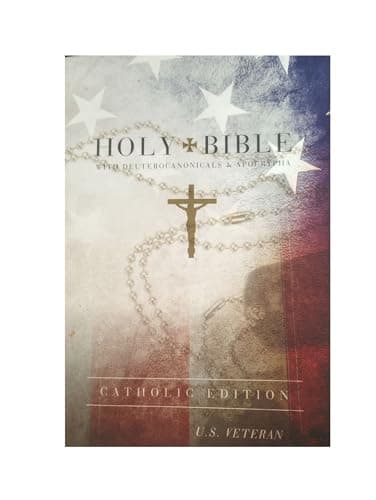 Book cover for Good News Translation (GNT) Catholic Veteran's Bible - Flag by American Bible Society