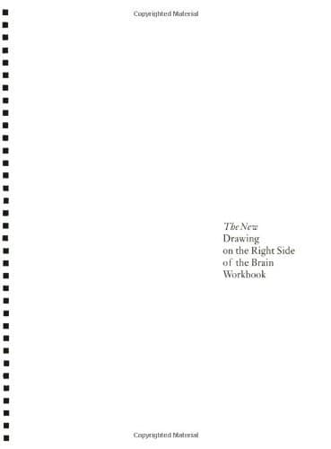 Book cover for The New Drawing on the Right Side of the Brain Workbook: Guided Practice in the Five Basic Skills of Drawing by Edwards, Betty