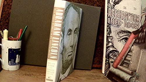 Book cover for Abraham Lincoln: Great American Historians on Our Sixteenth President by Lamb, Brian