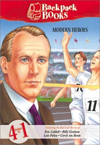 Book cover for Backpack Books: Modern Heroes by Barbour Publishing, Incorporated