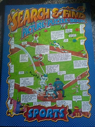 Book cover for Search & Find Picture Puzzle Book - Sports by Tallarico, Tony