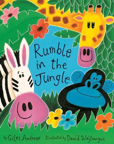 Book cover for Rumble in the Jungle by Andreae, Giles