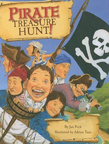 Book cover for Pirate Treasure Hunt! by Peck, Jan