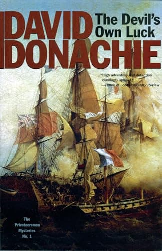 Book cover for The Devil's Own Luck (Volume 1) (The Privateersman Mysteries, 1) by Donachie, David