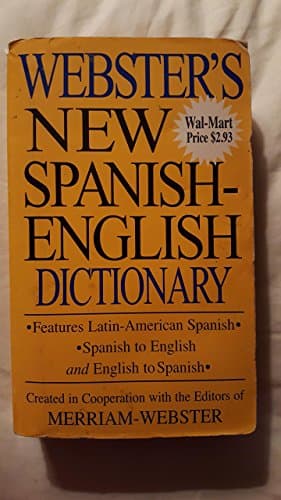 Book cover for Webster's New Spanish-english Dictionary by MERRIAM-WEBSTER