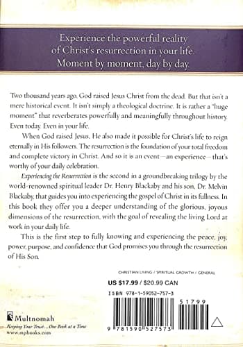Book cover for Experiencing the Resurrection: The Everyday Encounter That Changes Your Life by Blackaby, Henry