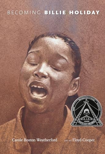 Book cover for Becoming Billie Holiday by Weatherford, Carole Boston