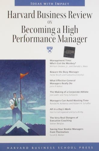 Book cover for Harvard Business Review on Becoming a High-Performance Manager by HBS