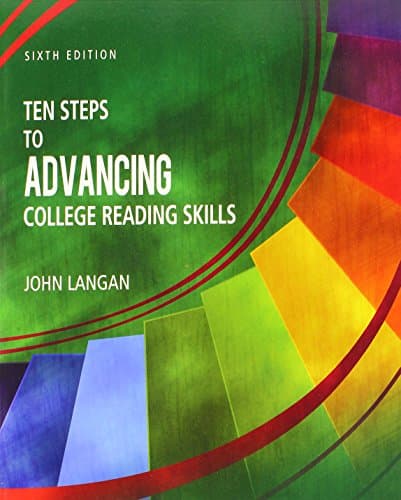 Book cover for Ten Steps to Advancing College Reading Skills by Langan, John