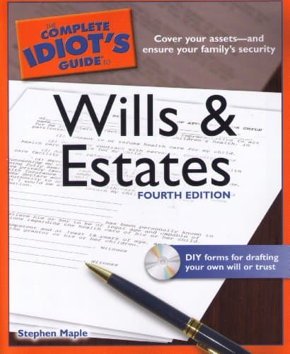 Book cover for The Complete Idiot's Guide to Wills and Estates, 4th Edition (Complete Idiot's Guides) by Maple, Stephen