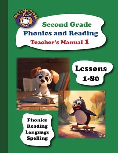 Book cover for McRuffy Press Second Grade Phonics & Reading Teacher's Manual Part 1: Lessons 1 to 80 by DAVIS, BRIAN