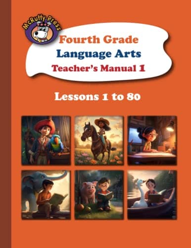 Book cover for McRuffy Press Fourth Grade Language Arts Teacher's Manual Part 1: Lessons 1 to 80 by DAVIS, BRIAN