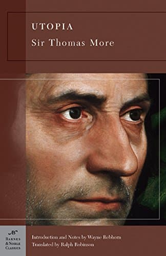 Book cover for Utopia (Barnes & Noble Classics) by More, Sir Thomas