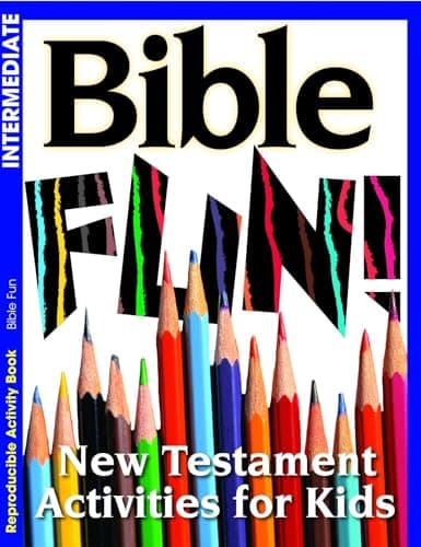 Book cover for Bible Fun New Testament Activities for Kids (Intermediate) by Warner Press Kids