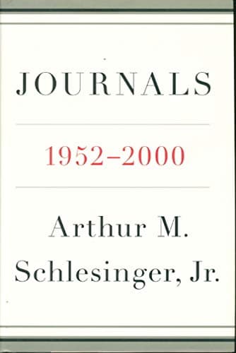 Book cover for Journals: 1952-2000 by Jr., Arthur M. Schlesinger