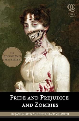 Book cover for Pride and Prejudice and Zombies by Jane Austen