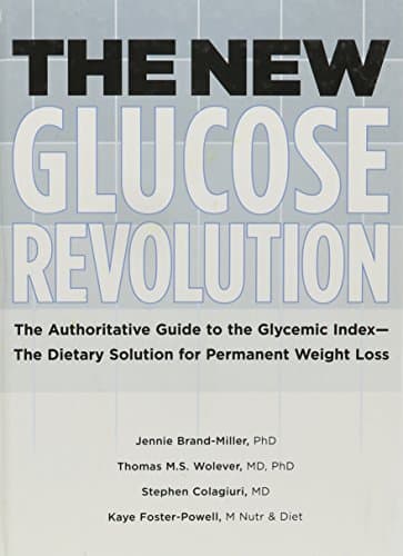 Book cover for The New Glucose Revolution by Jennie Brand-Miller