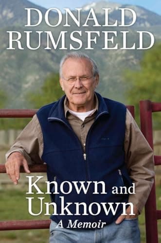 Book cover for Known and Unknown: A Memoir by Rumsfeld, Donald