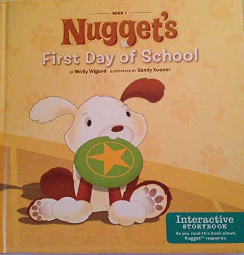 Book cover for Nugget's first day of School by Molly Wigand