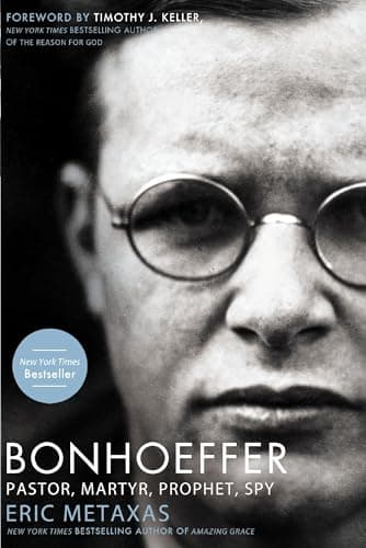 Book cover for Bonhoeffer: Pastor, Martyr, Prophet, Spy by Eric Metaxas