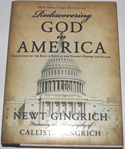 Book cover for Rediscovering God in America by Gingrich, Newt