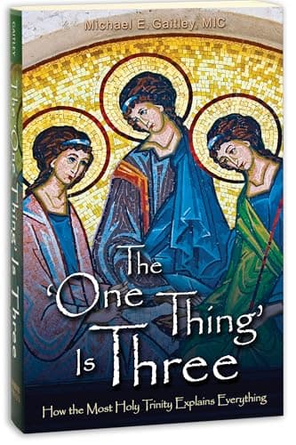 Book cover for The One Thing Is Three: How the Most Holy Trinity Explains Everything by Gaitley, Fr Michael E