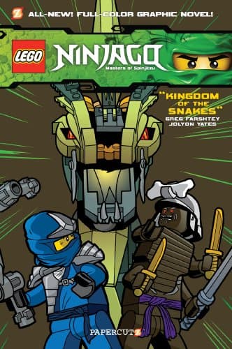 Book cover for LEGO Ninjago #5: Kingdom of the Snakes by Farshtey, Greg