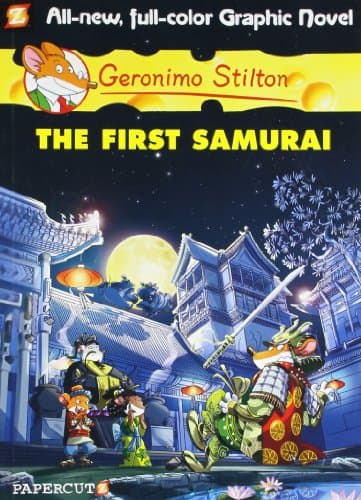Book cover for Geronimo Stilton Graphic Novel # 12: The First Samurai(Chinese Edition) by Geronimo Stilton