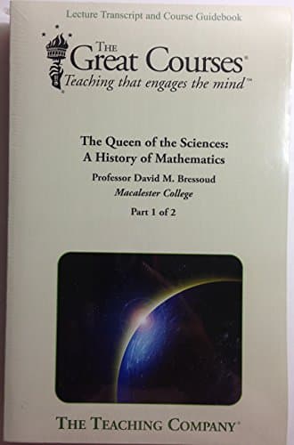 Book cover for The Queen of the Sciences: A History of Mathematics by Prof. David M. Bressoud