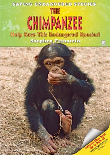 Book cover for The Chimpanzee: Help Save This Endangered Species! (Saving Endangered Species) by Feinstein, Stephen