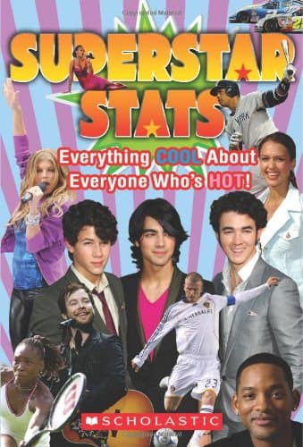 Book cover for Superstar Stats, Everything Cool About Everyone Who's HOT! by Jenifer Corr Morse