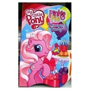 Book cover for Pinkie Pie Throws a Party (My Little Pony Book) by Hasbro
