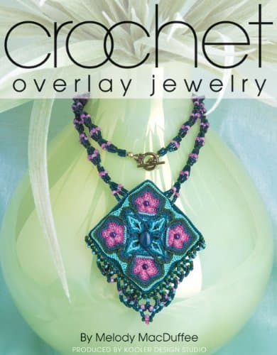 Book cover for Crochet Overlay Jewelry (Leisure Arts #4014) by Melody MacDuffee