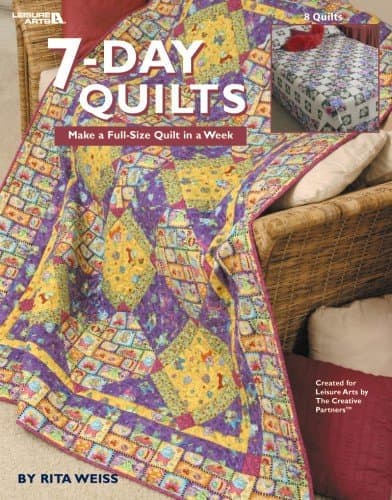 Book cover for 7-Day Quilts by Rita Weiss Creative Partners