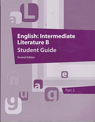 Book cover for English: Intermediate Literature B Student Guide 2nd Edition by K12