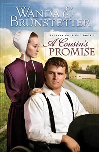 Book cover for A Cousin's Promise (Indiana Cousins, Book 1) by Brunstetter, Wanda E.