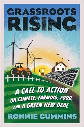 Book cover for Grassroots Rising: A Call to Action on Climate, Farming, Food, and a Green New Deal by Cummins, Ronnie