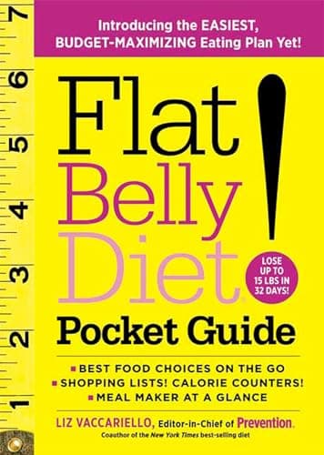 Book cover for Flat Belly Diet! Pocket Guide: Introducing the EASIEST, BUDGET-MAXIMIZING Eating Plan Yet by Vaccariello, Liz