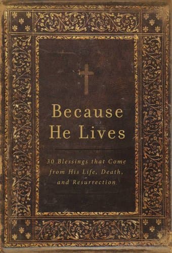 Book cover for Because He Lives: 30 Blessings that Come from His Life, Death, and Resurrection by Freeman-Smith